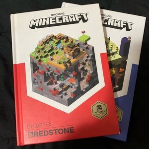 Minecraft “GUIDE TO”books. THE NETHER & THE END, REDSTONE